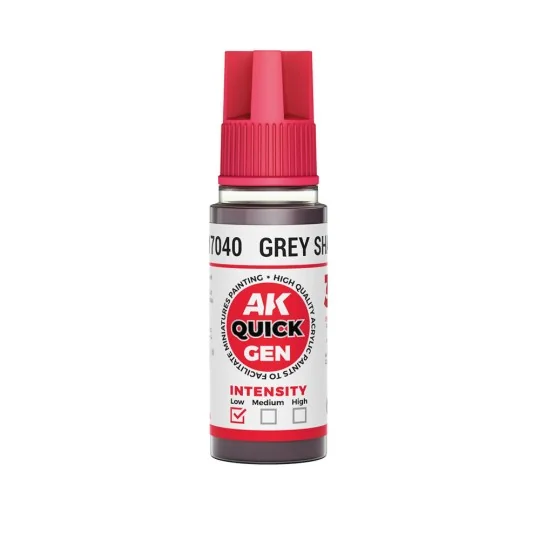 GREY SHADOW 18 ml - QUICK GEN - AK Interactive AK17040