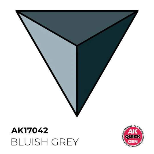 BLUISH GREY 18 ml - QUICK GEN - AK Interactive AK17042 BLUISH GREY 18 ml - QUICK GEN - AK Interactive AK17042
