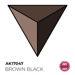 BROWN BLACK 18 ml - QUICK GEN - AK Interactive AK17047