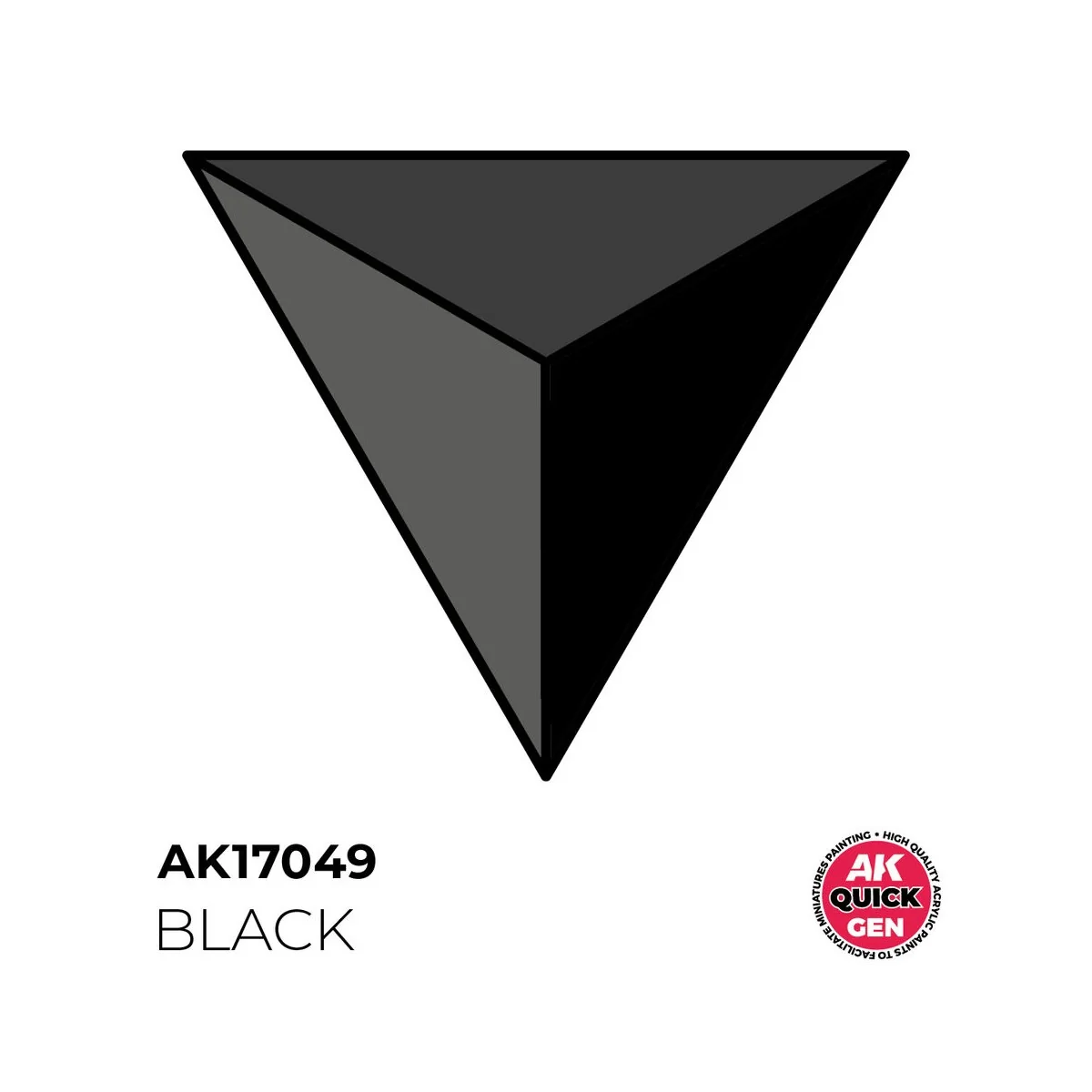 BLACK 18 ml - QUICK GEN - AK Interactive AK17049