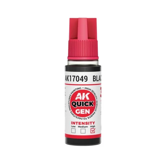 BLACK 18 ml - QUICK GEN - AK Interactive AK17049