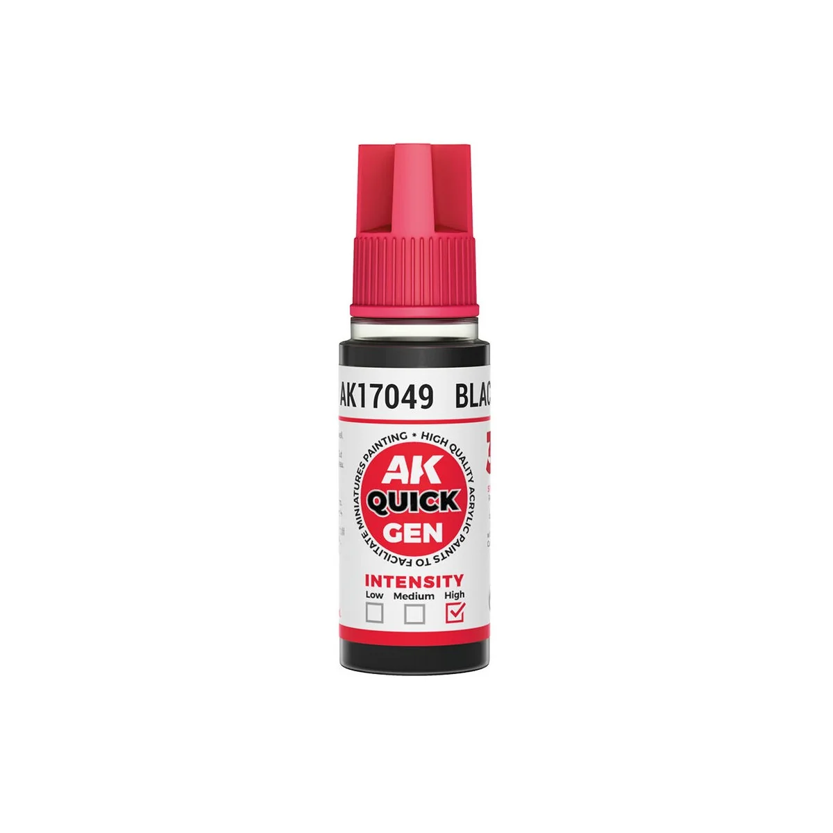 BLACK 18 ml - QUICK GEN - AK Interactive AK17049