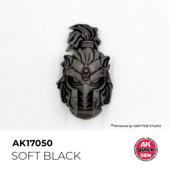 SOFT BLACK 18 ml - QUICK GEN - AK Interactive AK17050 SOFT BLACK 18 ml - QUICK GEN - AK Interactive AK17050