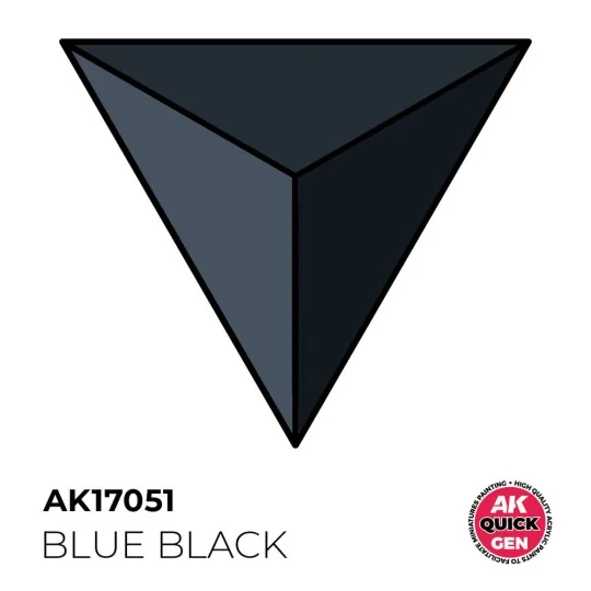 BLUE BLACK 18 ml - QUICK GEN - AK Interactive AK17051 BLUE BLACK 18 ml - QUICK GEN - AK Interactive AK17051