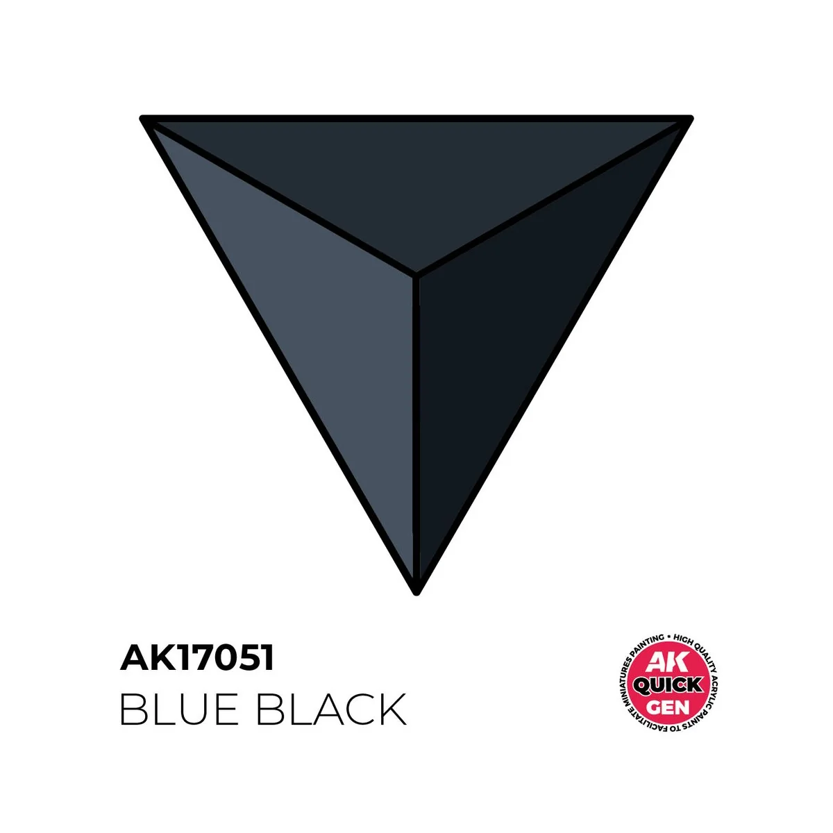 BLUE BLACK 18 ml - QUICK GEN - AK Interactive AK17051