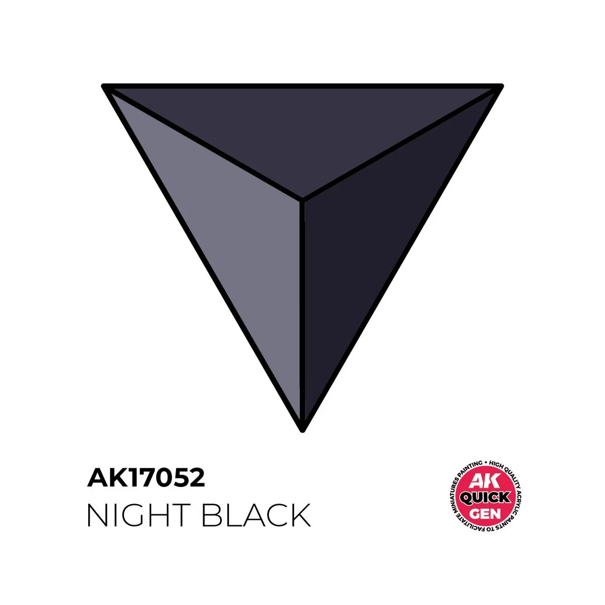 NIGHT BLACK 18 ml - QUICK GEN - AK Interactive AK17052