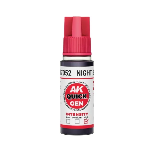 NIGHT BLACK 18 ml - QUICK GEN - AK Interactive AK17052
