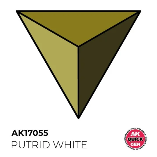 PUTRID WHITE 18 ml - QUICK GEN - AK Interactive AK17055 PUTRID WHITE 18 ml - QUICK GEN - AK Interactive AK17055
