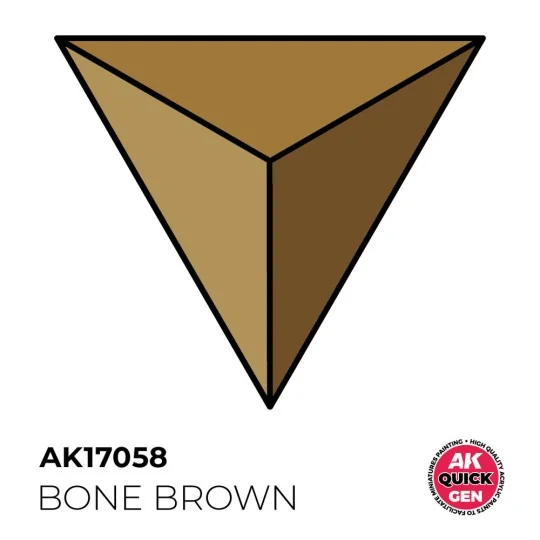 BONE BROWN 18 ml - QUICK GEN - AK Interactive AK17058