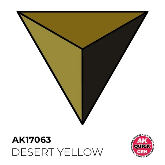 DESERT YELLOW 18 ml - QUICK GEN - AK Interactive AK17063