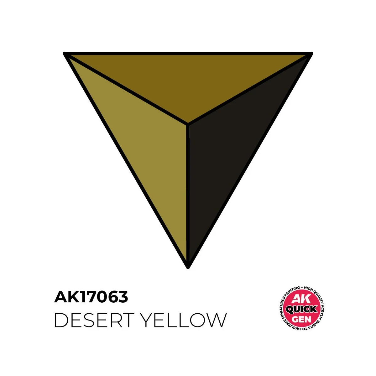 DESERT YELLOW 18 ml - QUICK GEN - AK Interactive AK17063