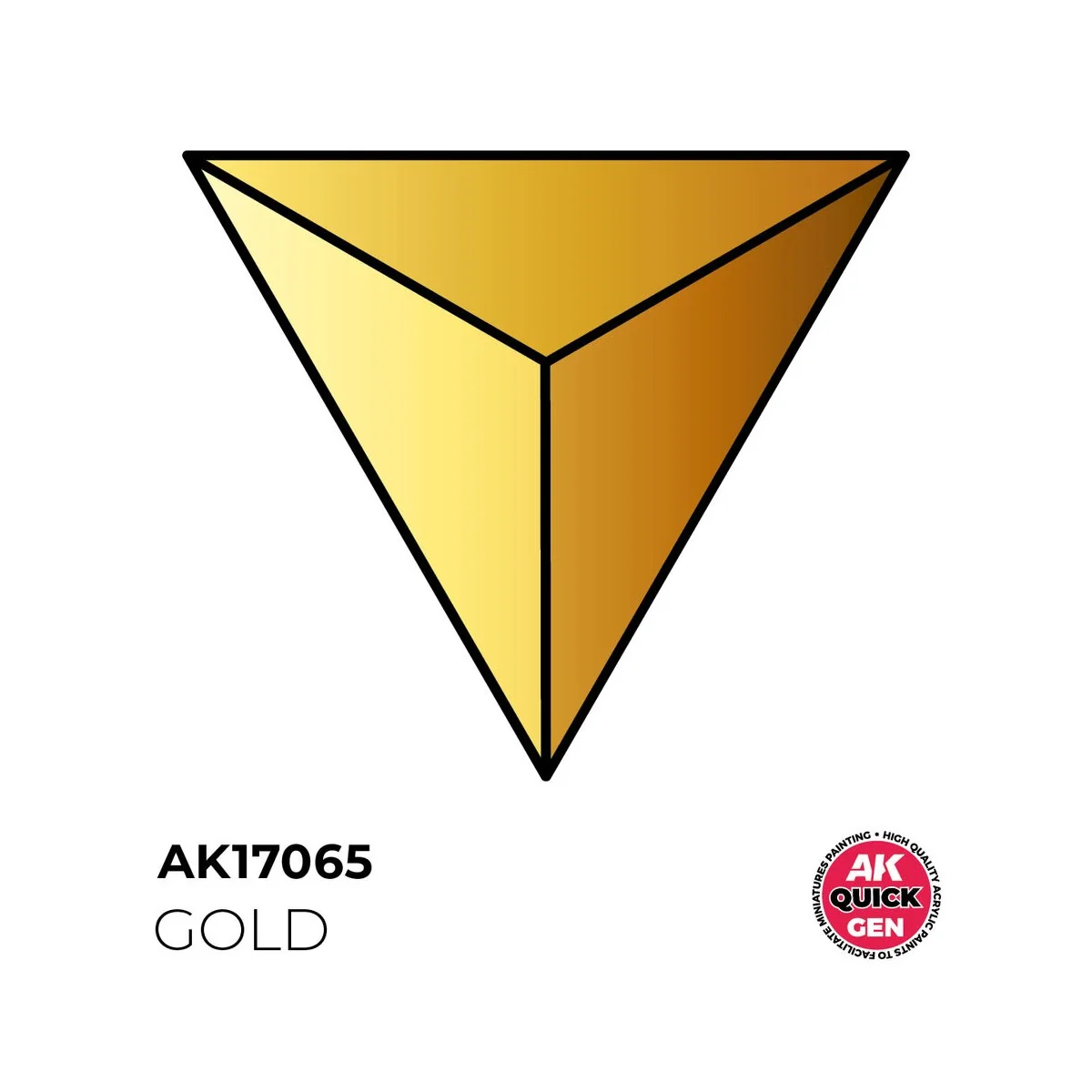 GOLD 18 ml - QUICK GEN - AK Interactive AK17065
