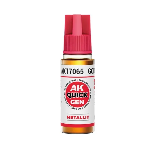 GOLD 18 ml - QUICK GEN - AK Interactive AK17065