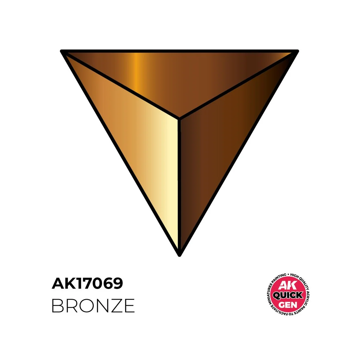 BRONZE 18 ml - QUICK GEN - AK Interactive AK17069 BRONZE 18 ml - QUICK GEN - AK Interactive AK17069