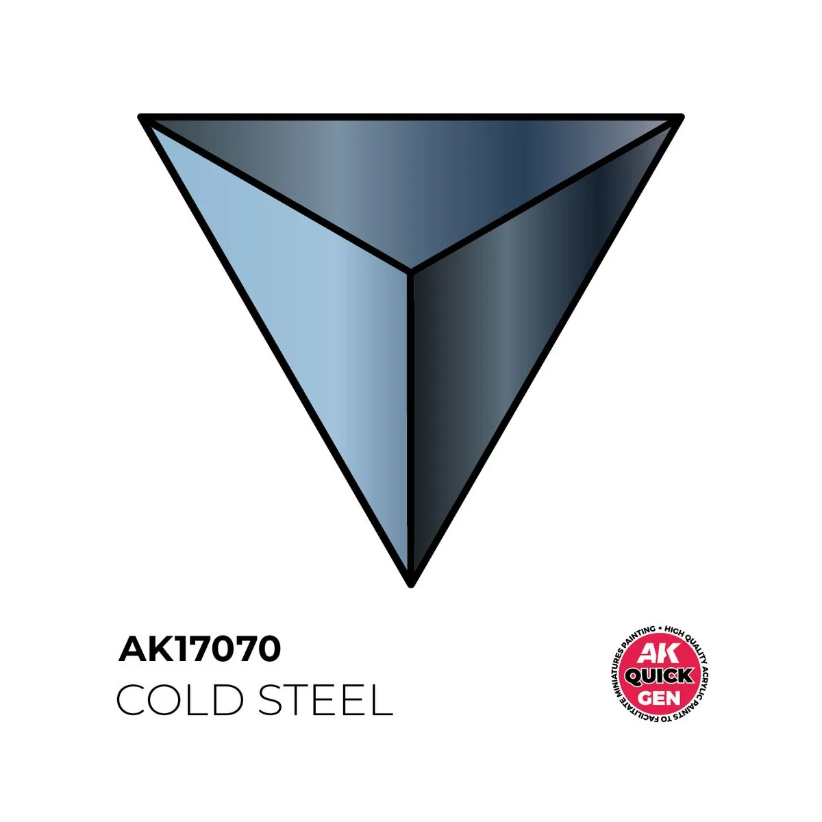 COLD STEEL 18 ml - QUICK GEN - AK Interactive AK17070 COLD STEEL 18 ml - QUICK GEN - AK Interactive AK17070