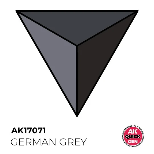 GERMAN GREY 18 ml - QUICK GEN - AK Interactive AK17071 GERMAN GREY 18 ml - QUICK GEN - AK Interactive AK17071