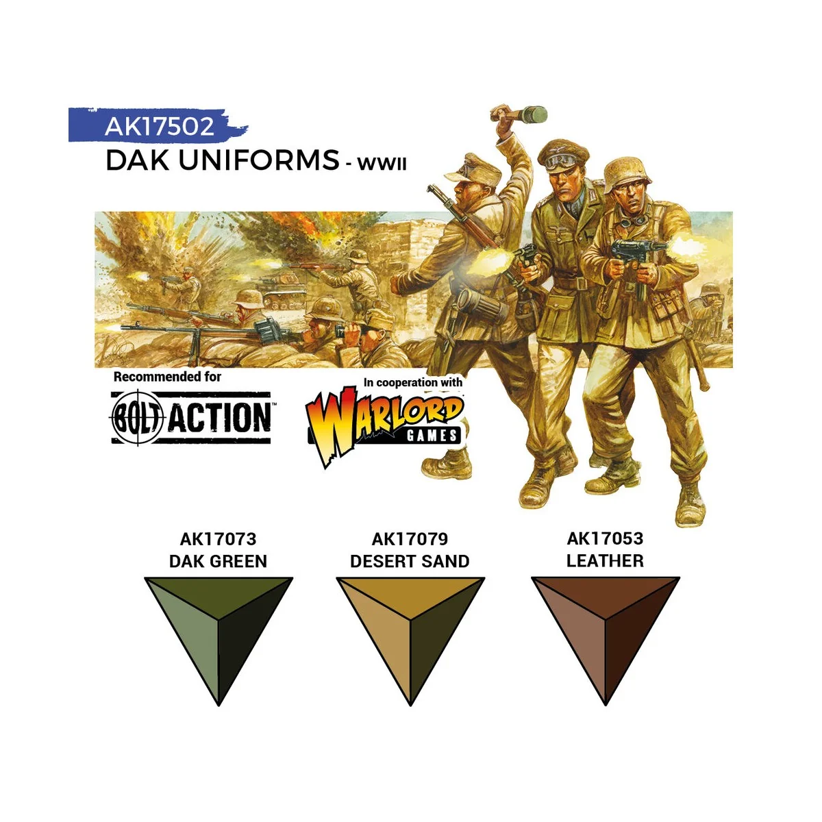 DAK UNIFORMS (QUICK GEN SET) - AK Interactive AK17502 DAK UNIFORMS (QUICK GEN SET) - AK Interactive AK17502