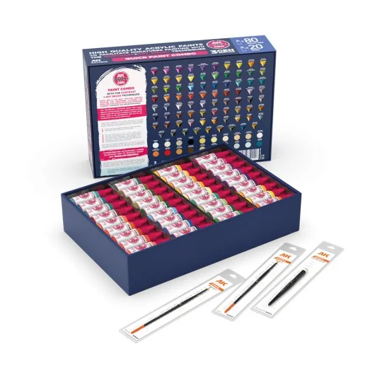 QUICK PAINT COMBO - 100 COLORS (80 QUICK GEN + 20 3GEN + 3 FREE BRU...