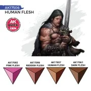 HUMAN FLESH (QUICK GEN SET) - AK Interactive AK17506