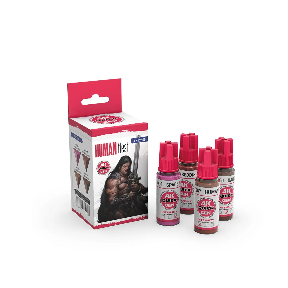 HUMAN FLESH (QUICK GEN SET) - AK Interactive AK17506