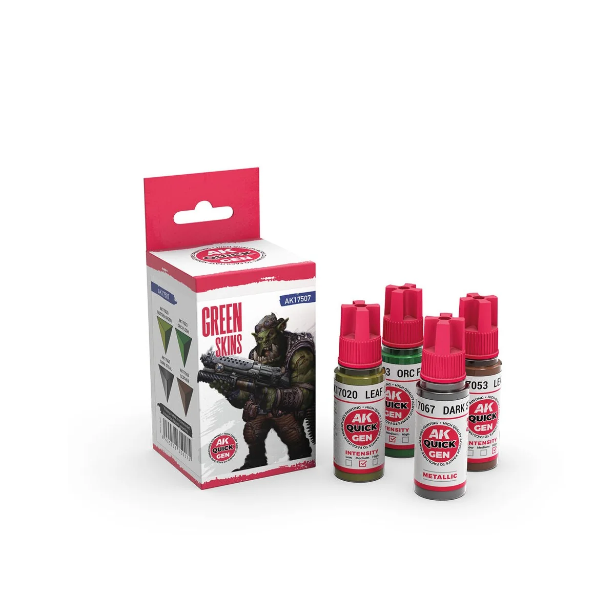 GREEN SKINS (QUICK GEN SET) - AK Interactive AK17507