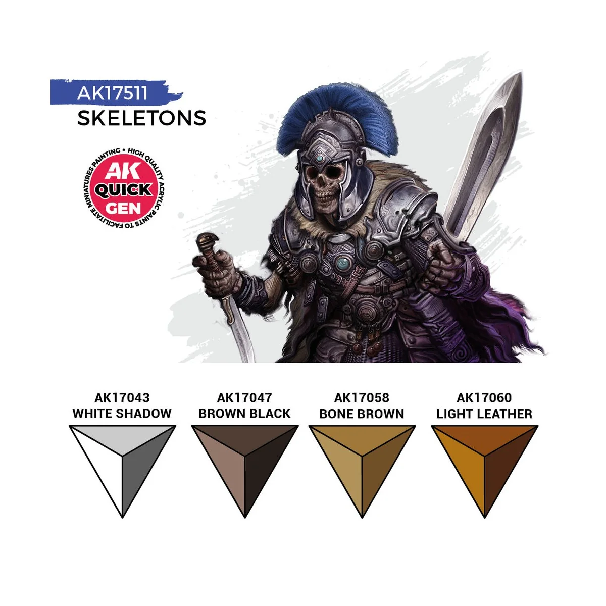 SKELETONS (QUICK GEN SET) - AK Interactive AK17511