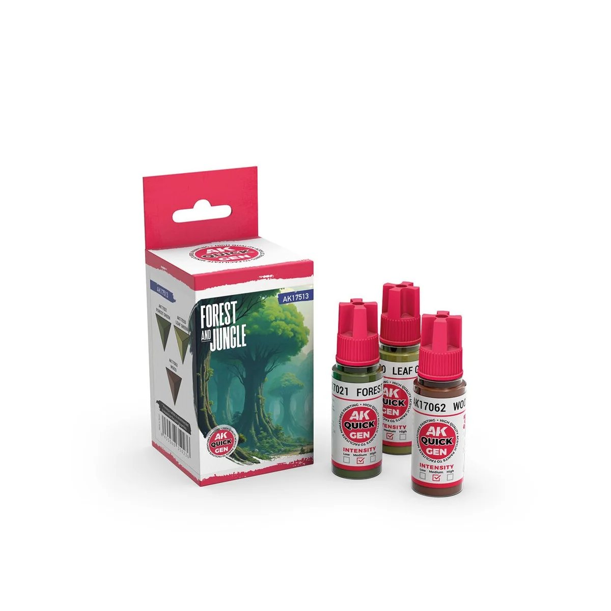 FOREST & JUNGLE (QUICK GEN SET) - AK Interactive AK17513