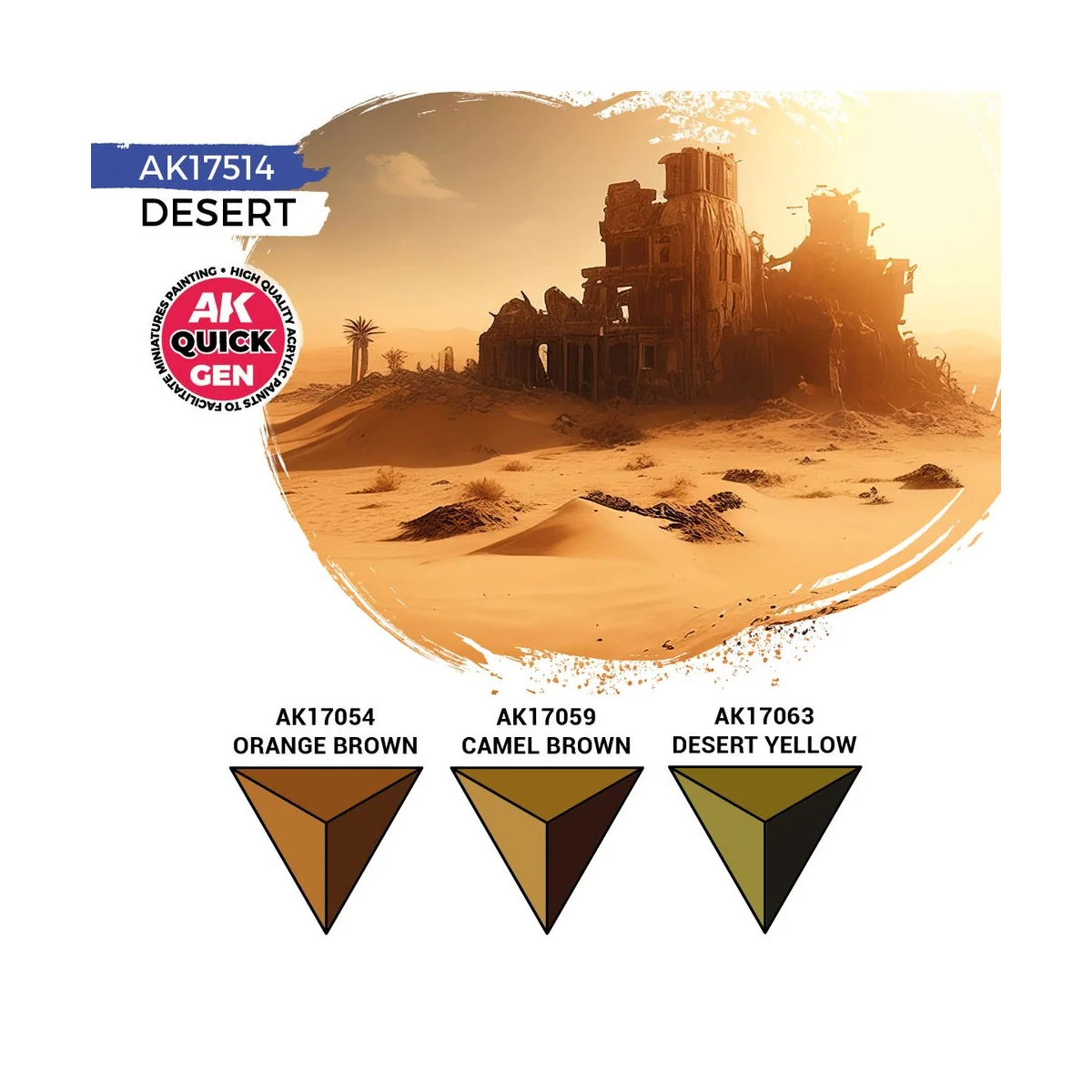 DESERT (QUICK GEN SET) - AK Interactive AK17514 DESERT (QUICK GEN SET) - AK Interactive AK17514