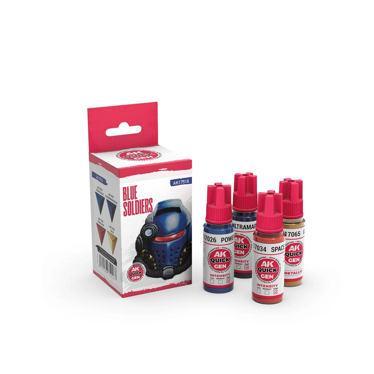 BLUE SOLDIERS (QUICK GEN SET) - AK Interactive AK17516 BLUE SOLDIERS (QUICK GEN SET) - AK Interactive AK17516