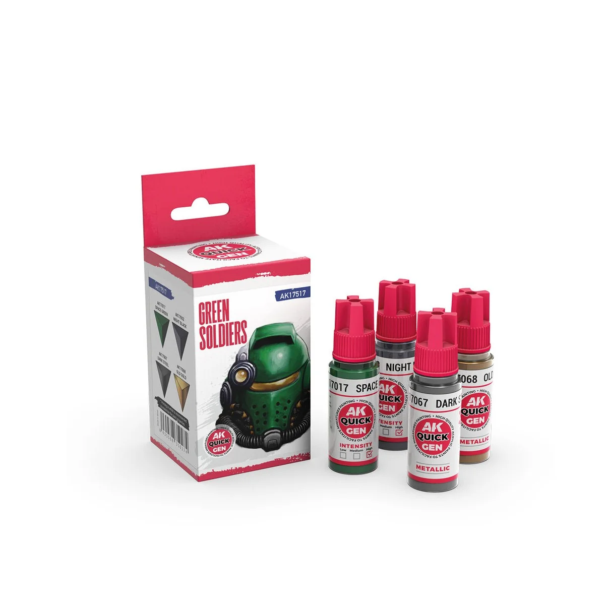GREEN SOLDIERS (QUICK GEN SET) - AK Interactive AK17517 GREEN SOLDIERS (QUICK GEN SET) - AK Interactive AK17517