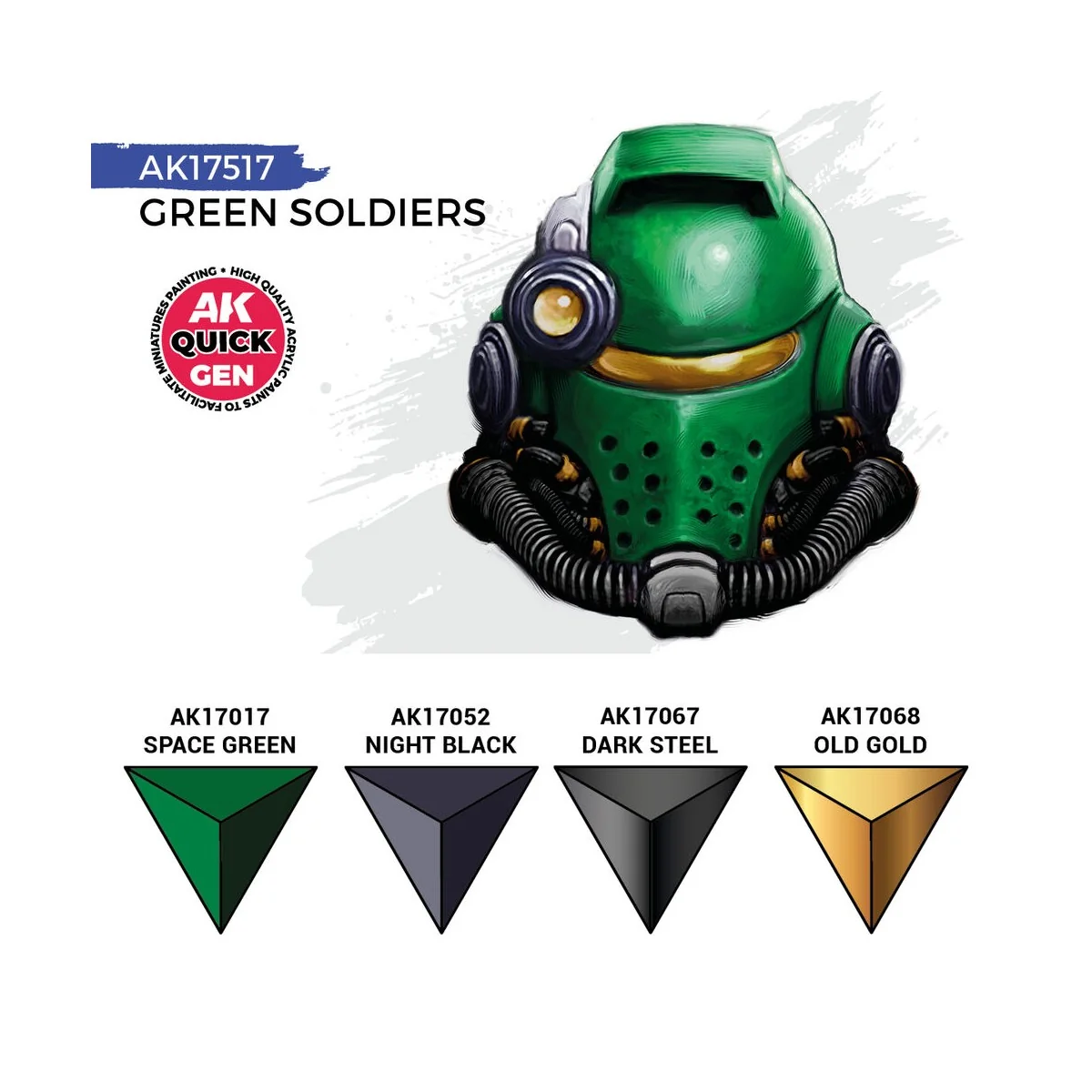 GREEN SOLDIERS (QUICK GEN SET) - AK Interactive AK17517 GREEN SOLDIERS (QUICK GEN SET) - AK Interactive AK17517
