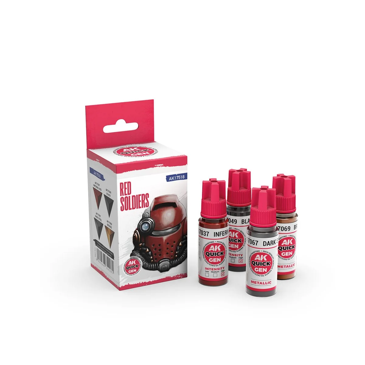 RED SOLDIERS (QUICK GEN SET) - AK Interactive AK17518