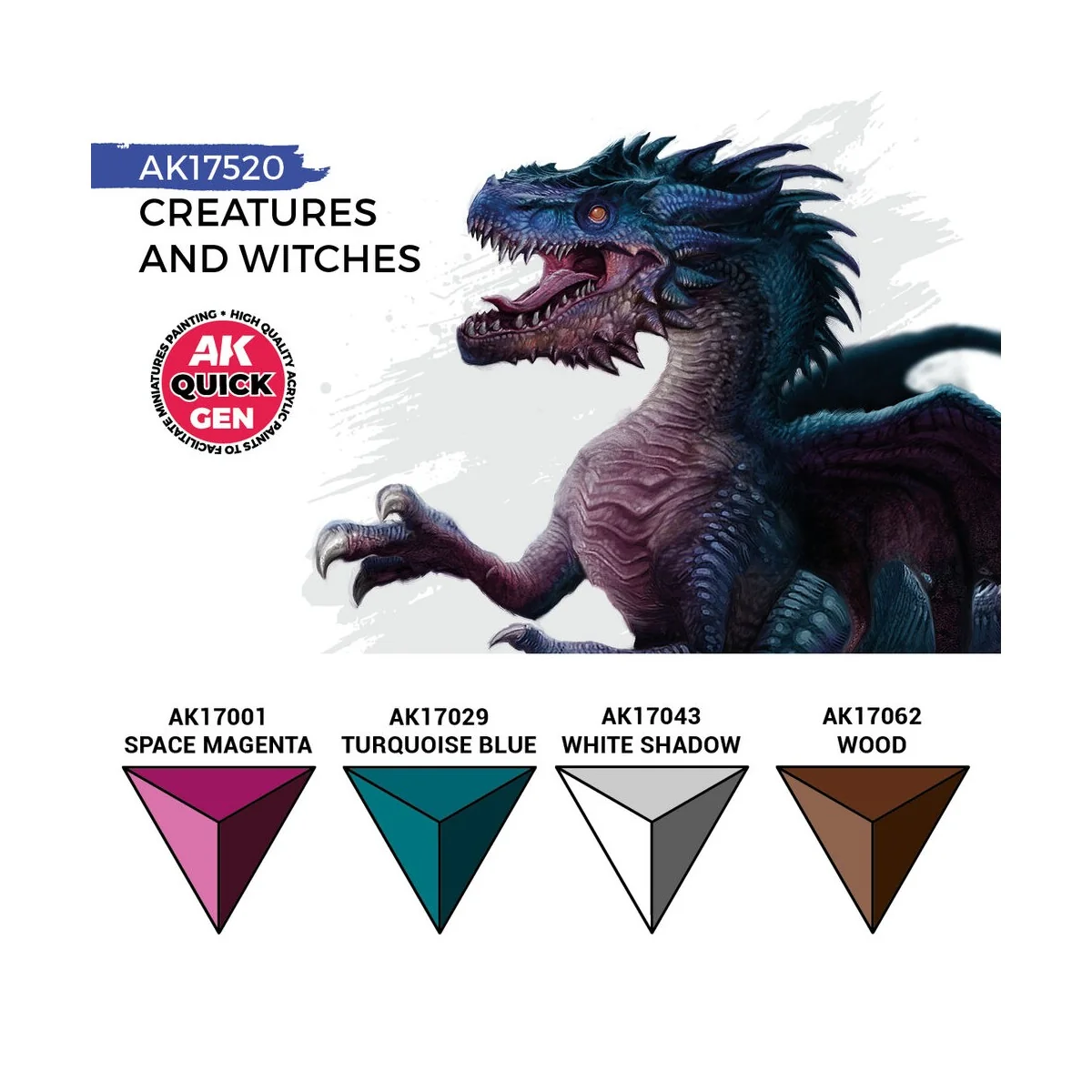 CREATURES AND WITCHES (QUICK GEN SET) - AK Interactive AK17520