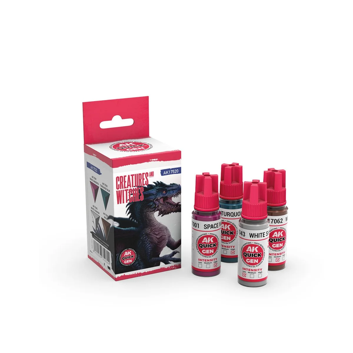 CREATURES AND WITCHES (QUICK GEN SET) - AK Interactive AK17520