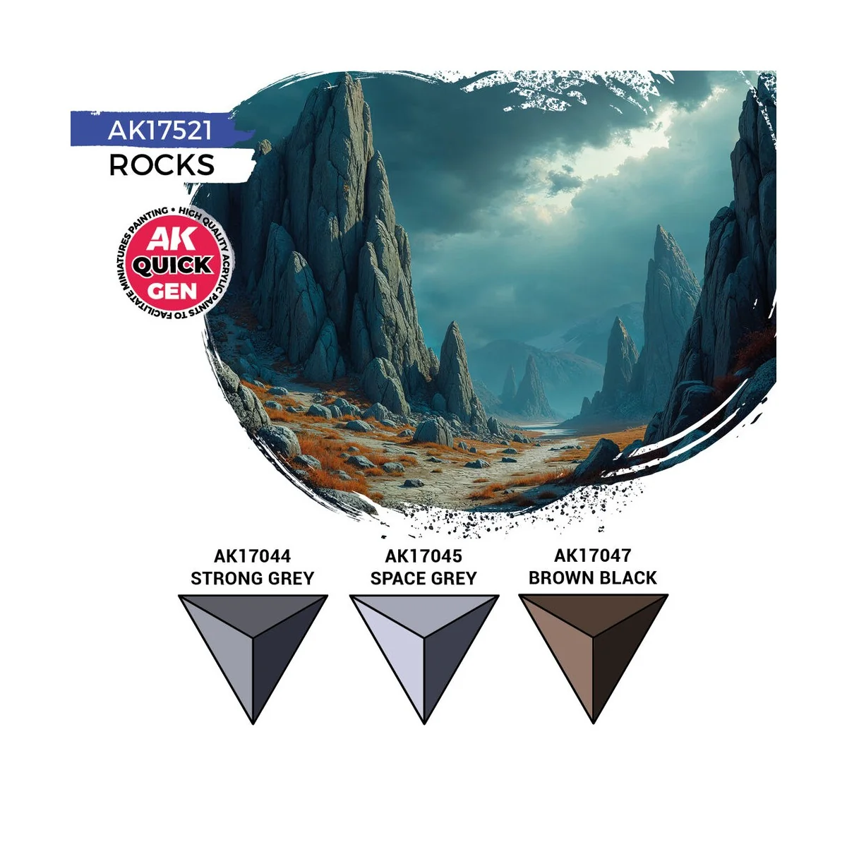 ROCKS (QUICK GEN SET) - AK Interactive AK17521