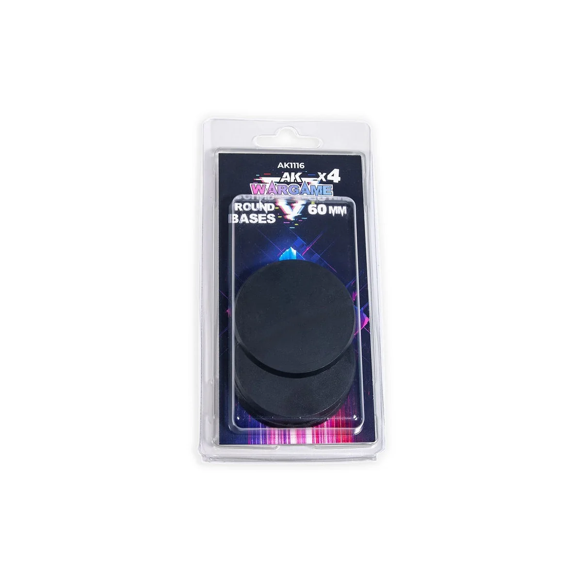 ROUND BASES 60mm Ø x 4 units - AK Interactive AK1116