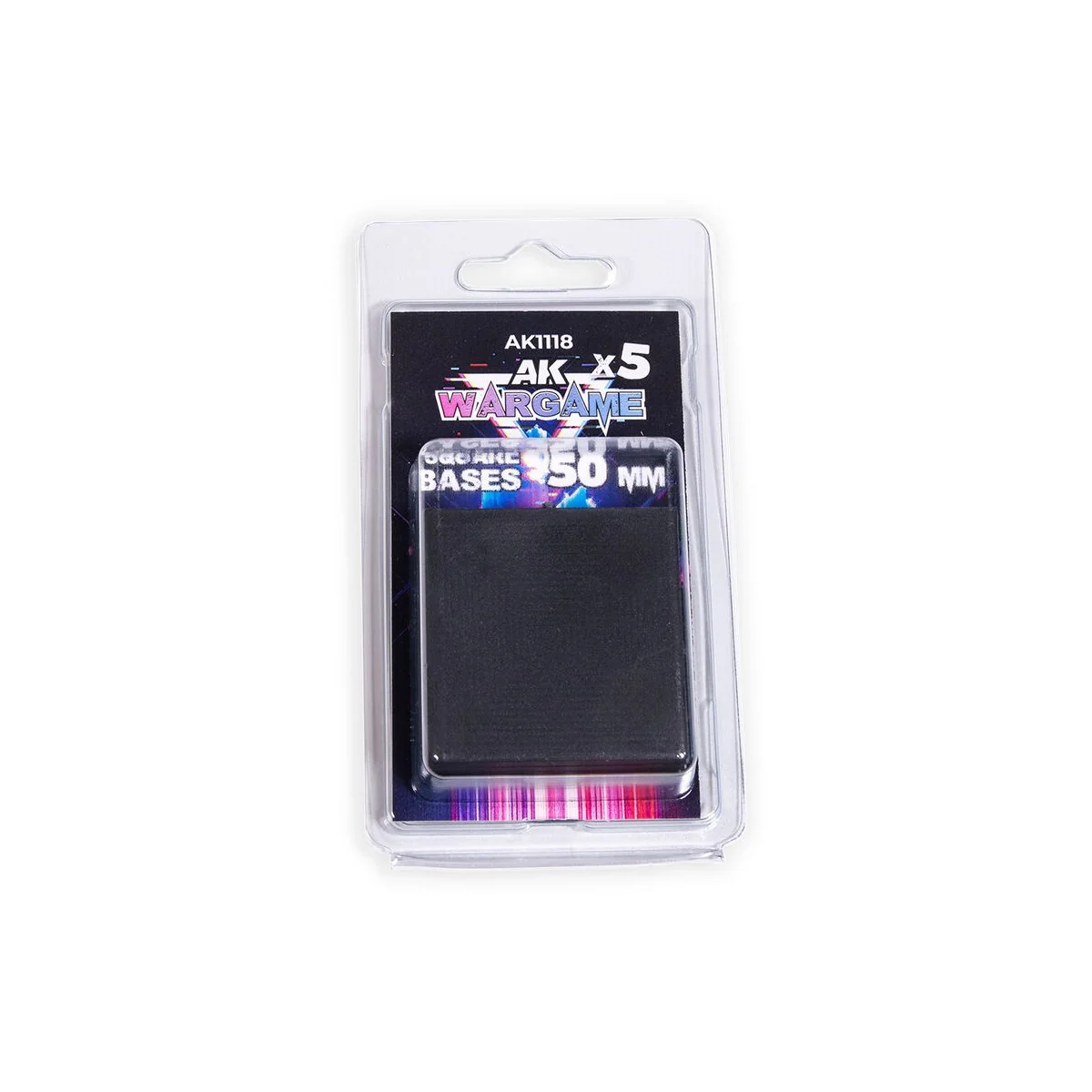 SQUARE BASES 50x50mm x 5 units - AK Interactive AK1118
