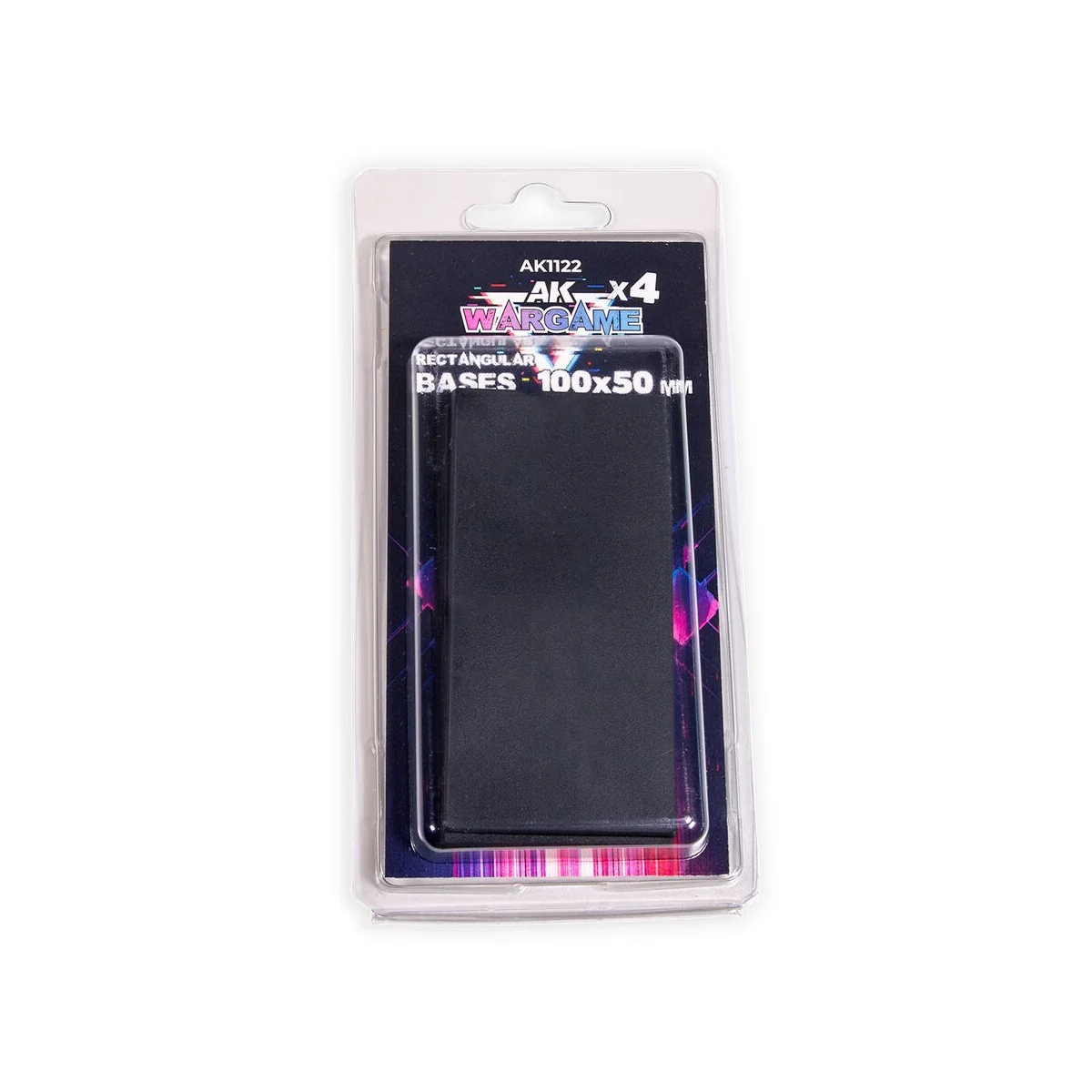 RECTANGULAR BASES 100x50mm x 4 units - AK Interactive AK1122