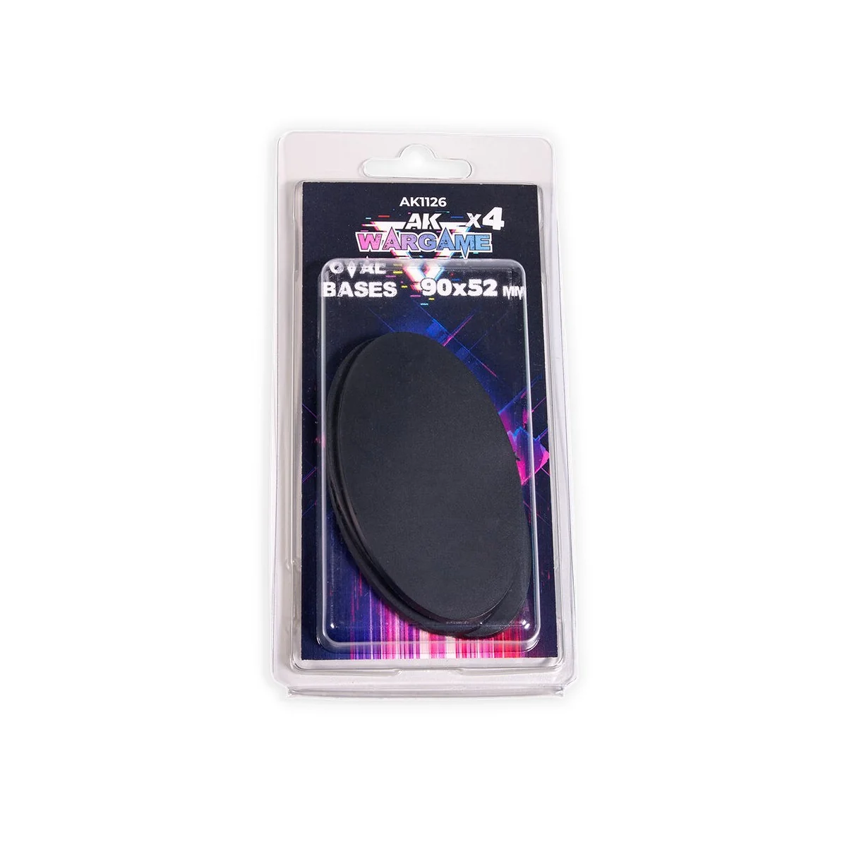 OVAL BASES 90x52mm x 4 units - AK Interactive AK1126