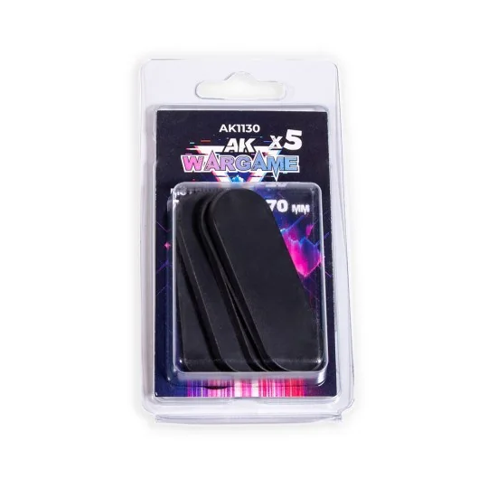 MOTORBIKE BASES 25x70mm x 5 units - AK Interactive AK1130