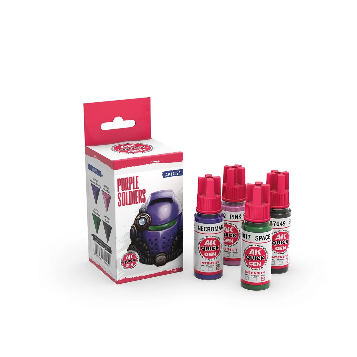 PURPLE SOLDIERS (QUICK GEN SET) - AK Interactive AK17523 PURPLE SOLDIERS (QUICK GEN SET) - AK Interactive AK17523