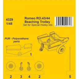 Romeo Ro.43/44 Beaching Trolley, 1/48 - CMK 129-4329