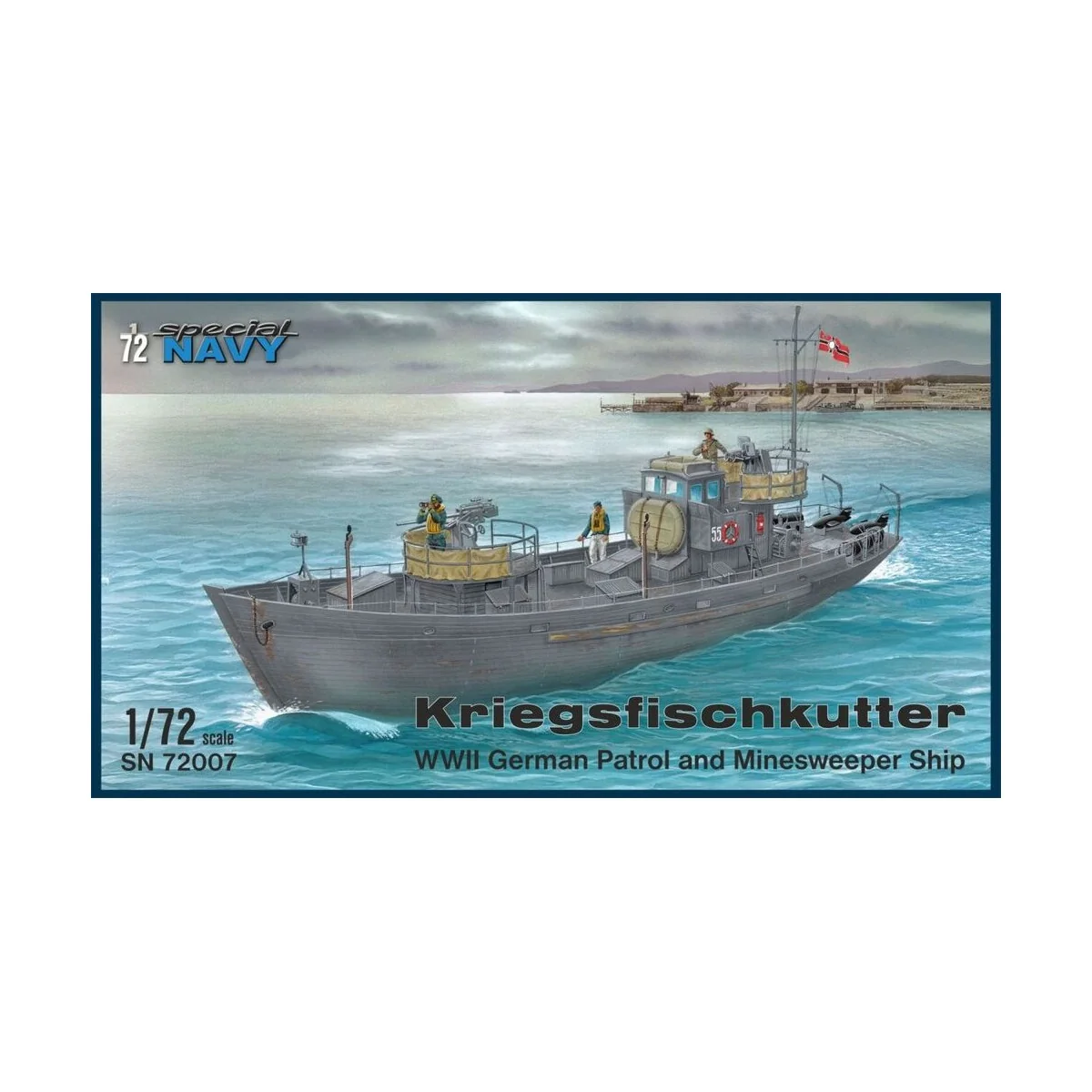 Kriegsfischkutter ‘WWII German Patrol and Minesweeper Ship’, 1/72 -...