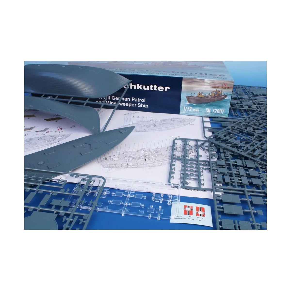 Kriegsfischkutter ‘WWII German Patrol and Minesweeper Ship’, 1/72 -...