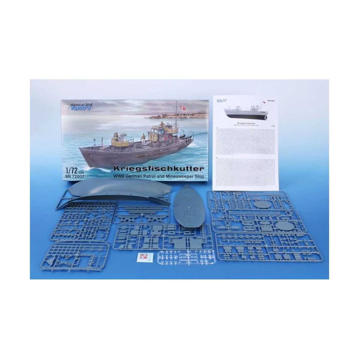 Kriegsfischkutter ‘WWII German Patrol and Minesweeper Ship’, 1/72 -...