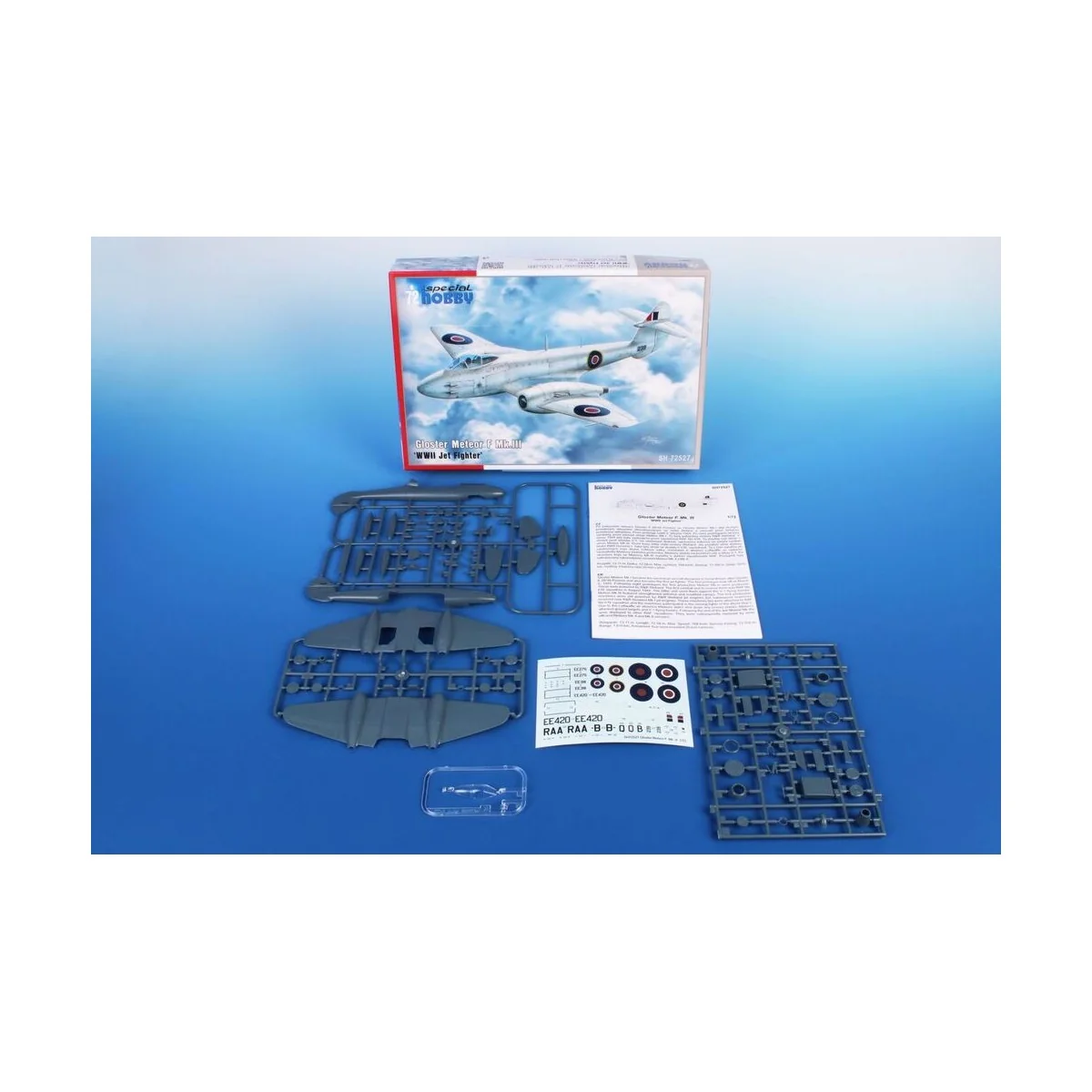 Gloster Meteor F Mk.III ‘WWII Jet Fighter’, 1/72 - Special Hobby 10...