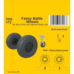 Fairey Battle Wheels for Azur-Frrom and Special Hobby kits - CMK 12...