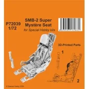 SMB-2 Super Mystère Seat for Special Hobby kits - CMK 129-P72039