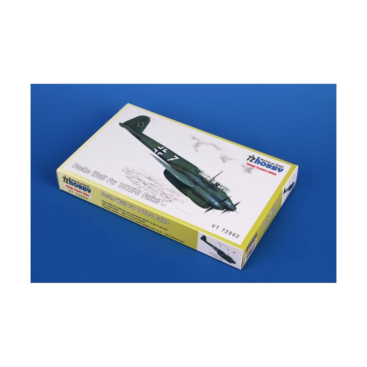 Focke Wulf Fw 187A-0 Falke, 1/72 - Special Hobby 100-VT72002 Focke Wulf Fw 187A-0 Falke, 1/72 - Special Hobby 100-VT72002