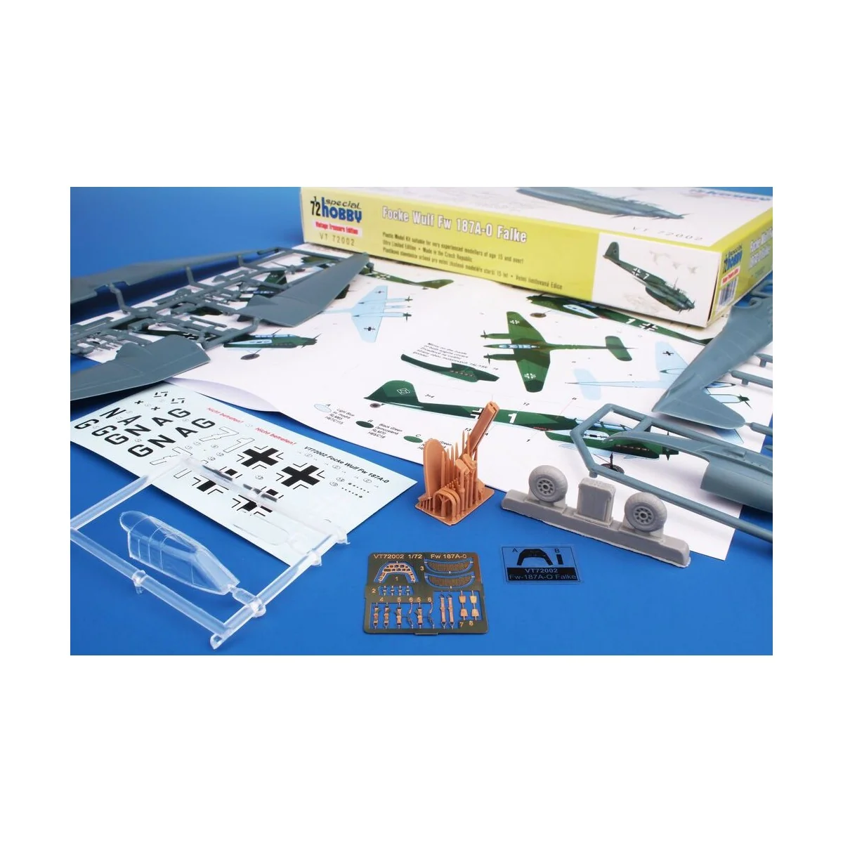 Focke Wulf Fw 187A-0 Falke - Special Hobby 100-VT72002